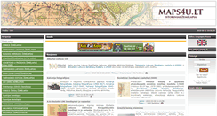 Desktop Screenshot of maps4u.lt